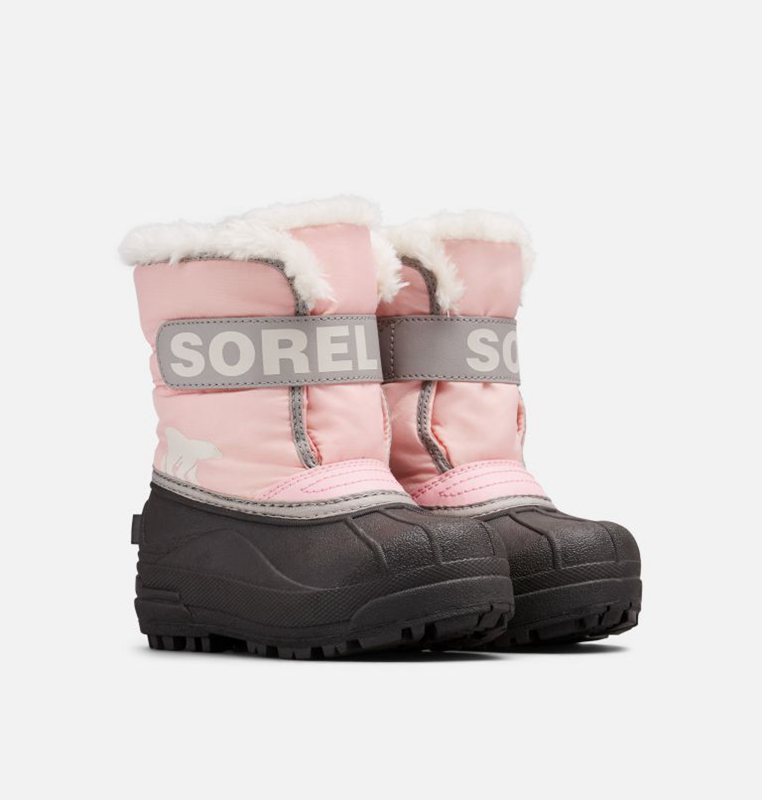 Sorel Barn Vinterkängor Rosa/Svarta - Childrens Commander™ - OQT-839215